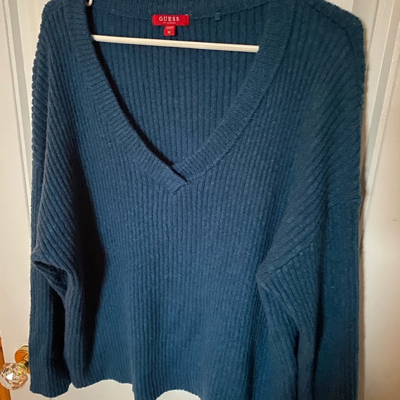 Guess super cozy medium sweater in euc - Picture 3 of 4